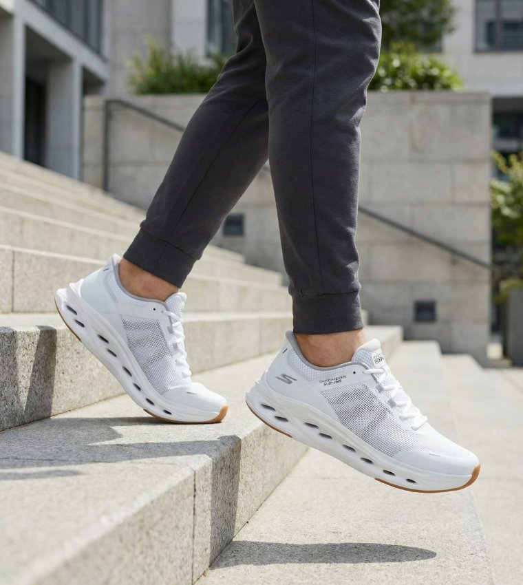 MAX CUSHIONING GLIDE-STEP Textured Slip-On Shoes