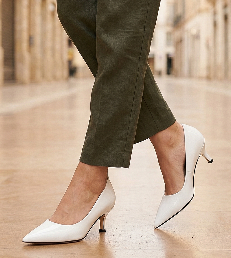 Solid Pointed Toe Pumps