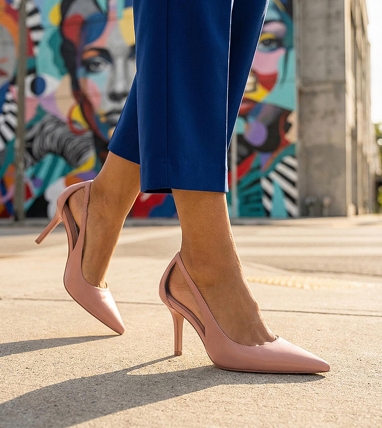 ALTRA Textured Pointed Toe Pumps