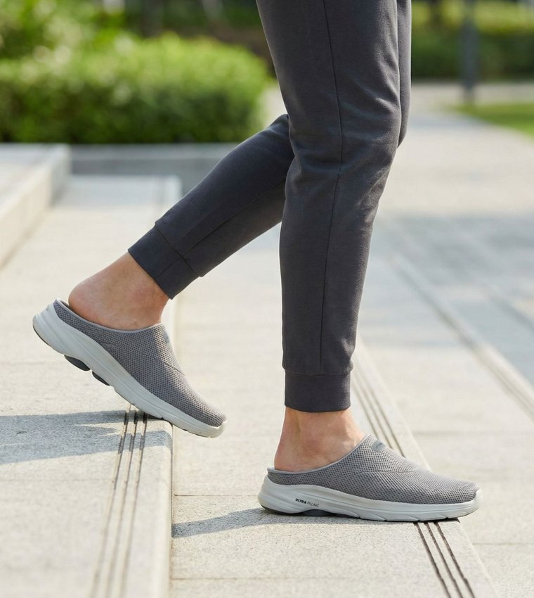 GO WALK 8 Textured Slip-Ons