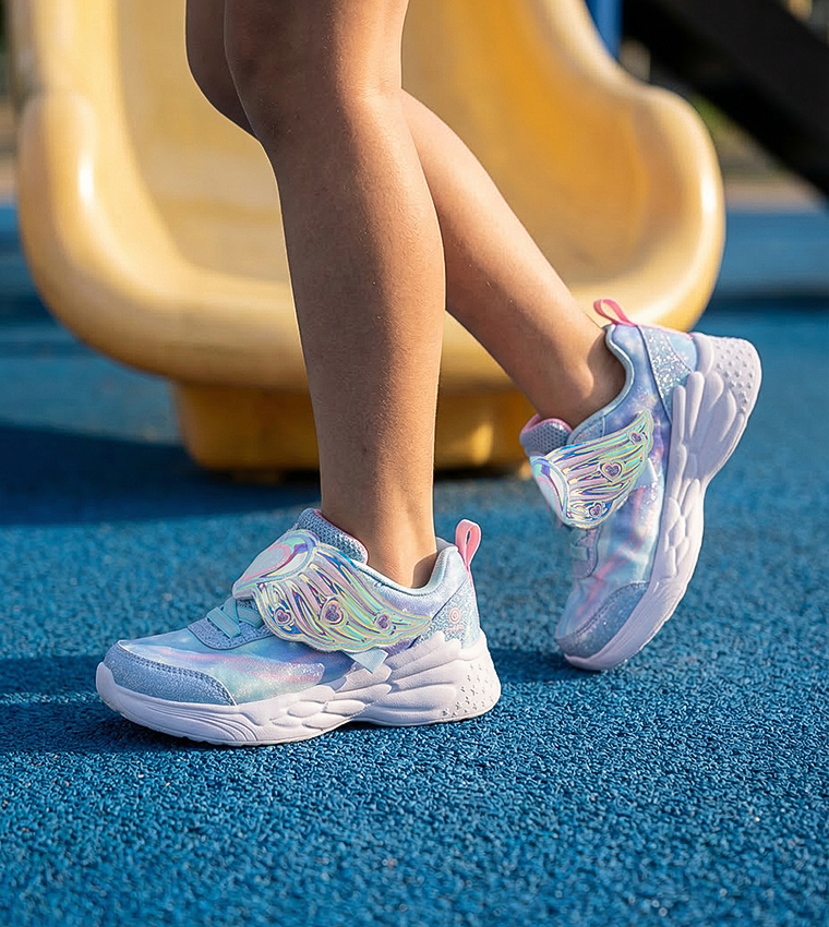 DREAM RACER Appliqued Sneakers