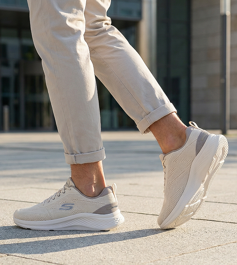 SKECH-LITE PRO 2.0 Logo Detail Lace-Up Shoes