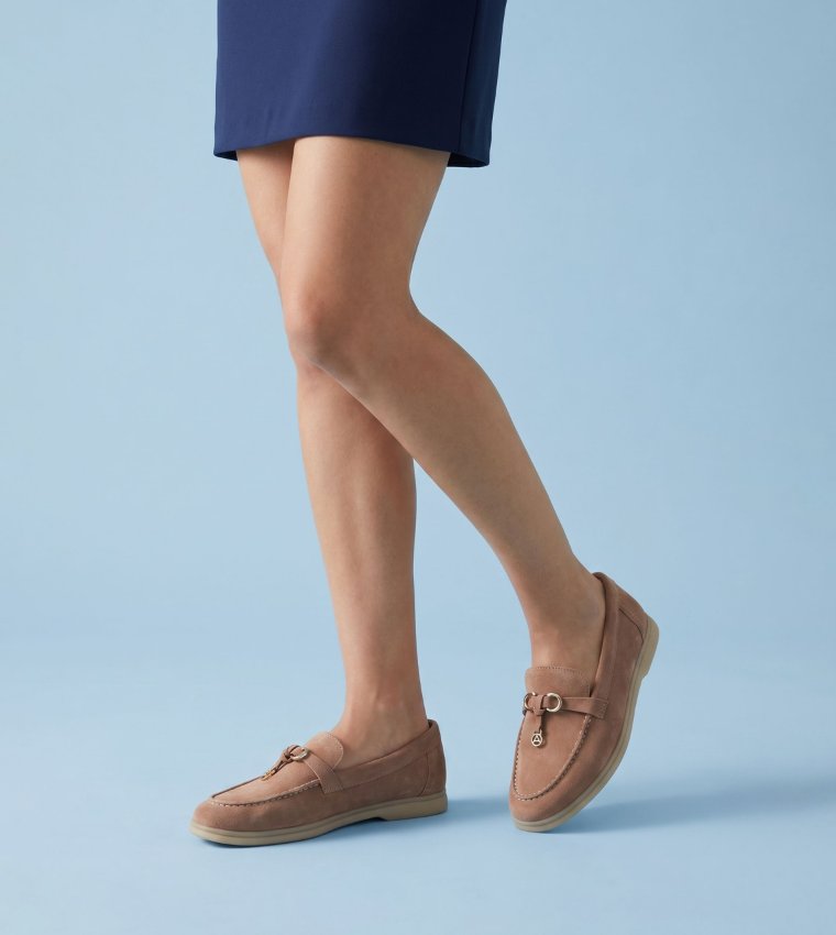 CRERAS-IN Round Toe Loafers