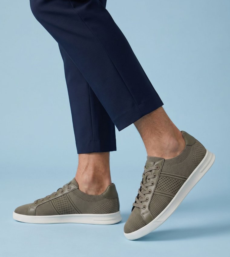 JOSHY Solid Lace-Up Sneakers