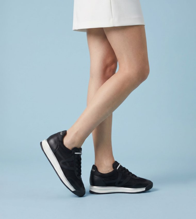 STEPCOUNT Lace-Up Tennis Sneakers