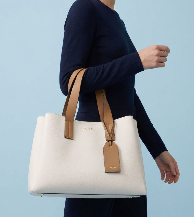 AKILAH Textured Satchel Bag