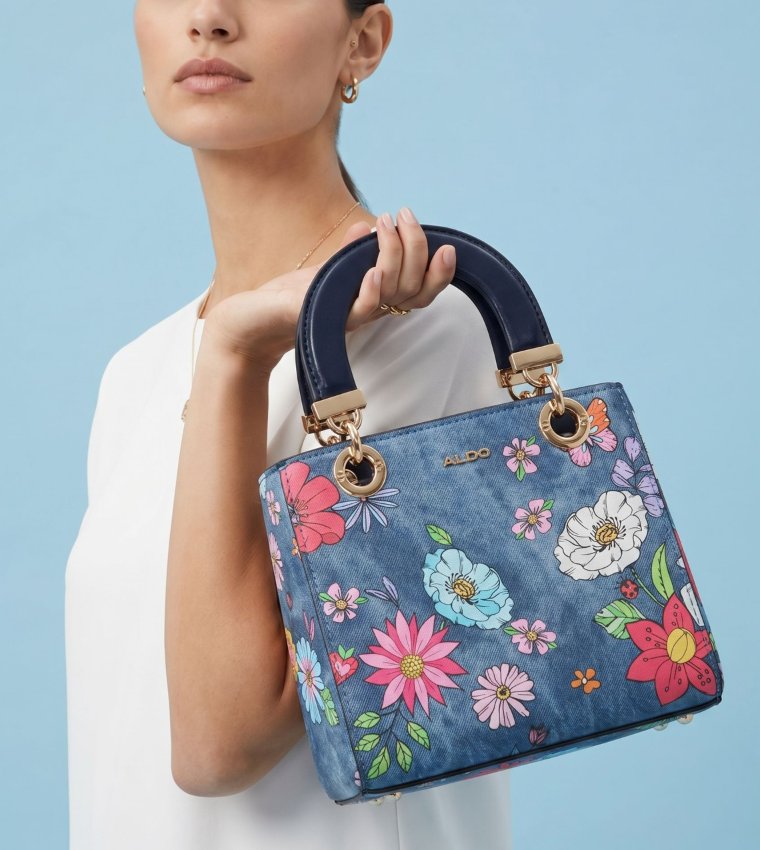 BLOOMINI Floral Printed Handheld Bag