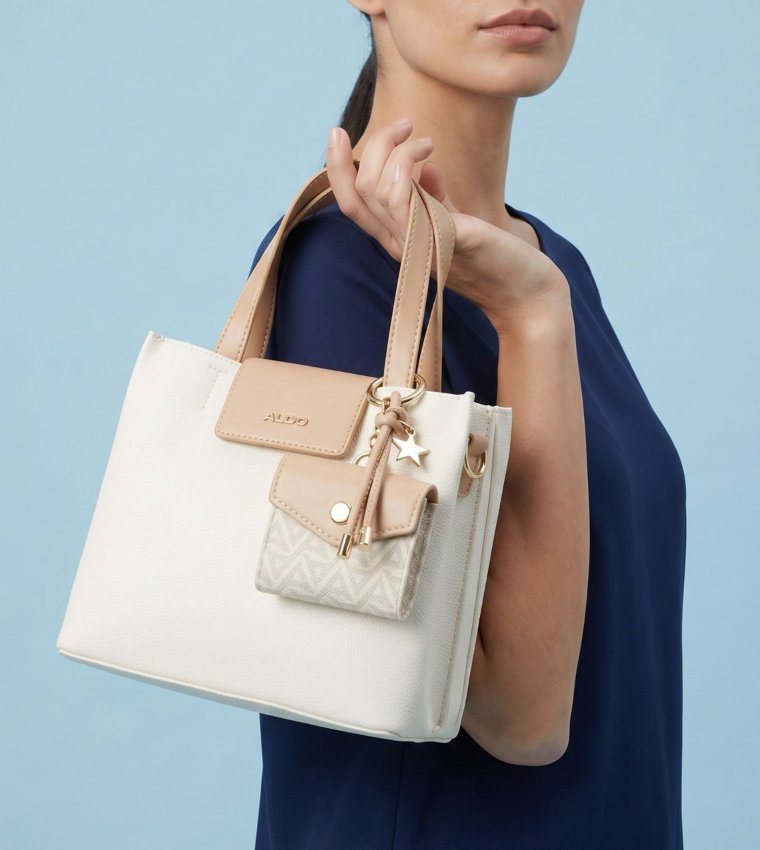 CALIORA Textured Satchel Bag