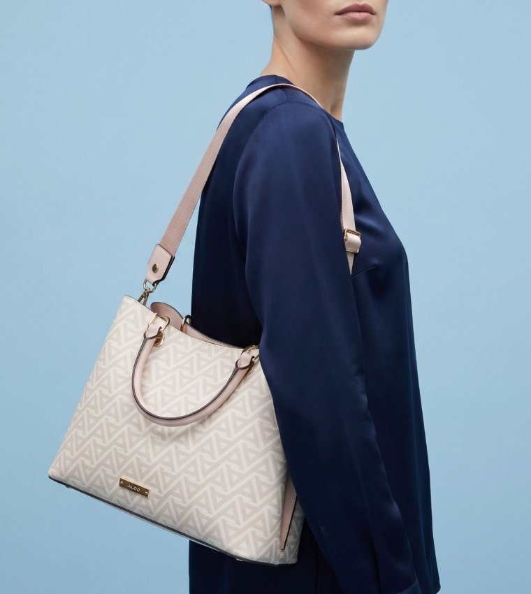 EILE Monogram Satchel Bag
