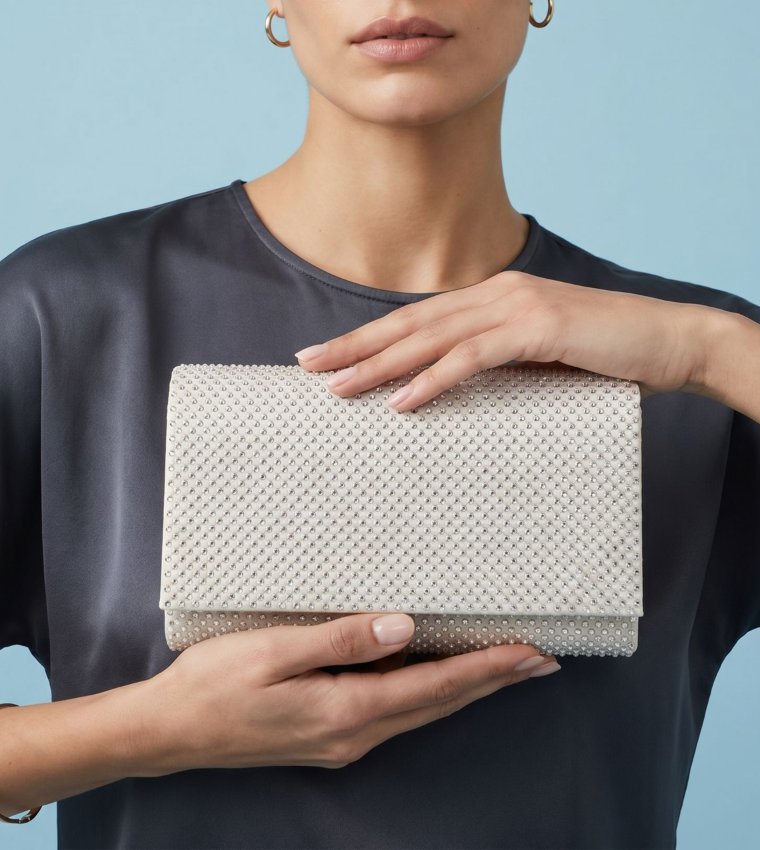 FAHARI Embellished Clutch Bag