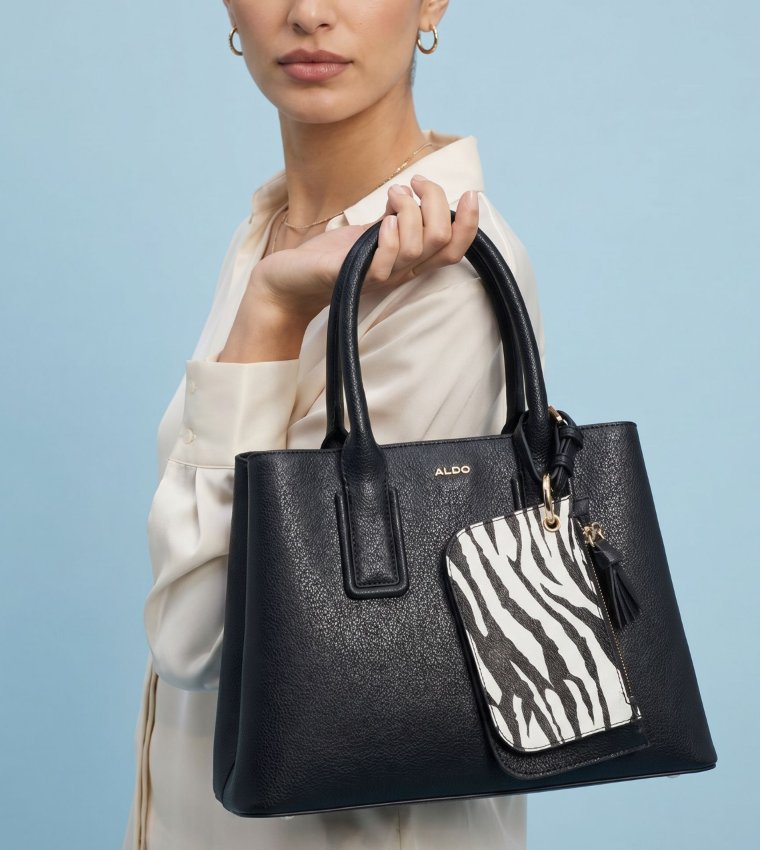 JEYNNA Textured Satchel Bag