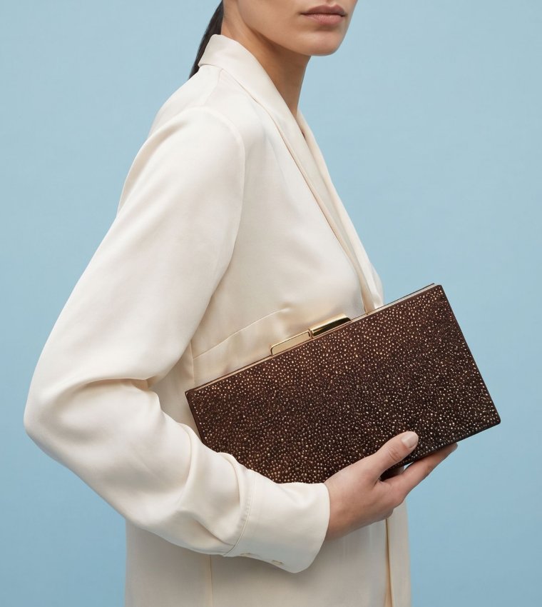 LUNANOOR Embellished Clutch