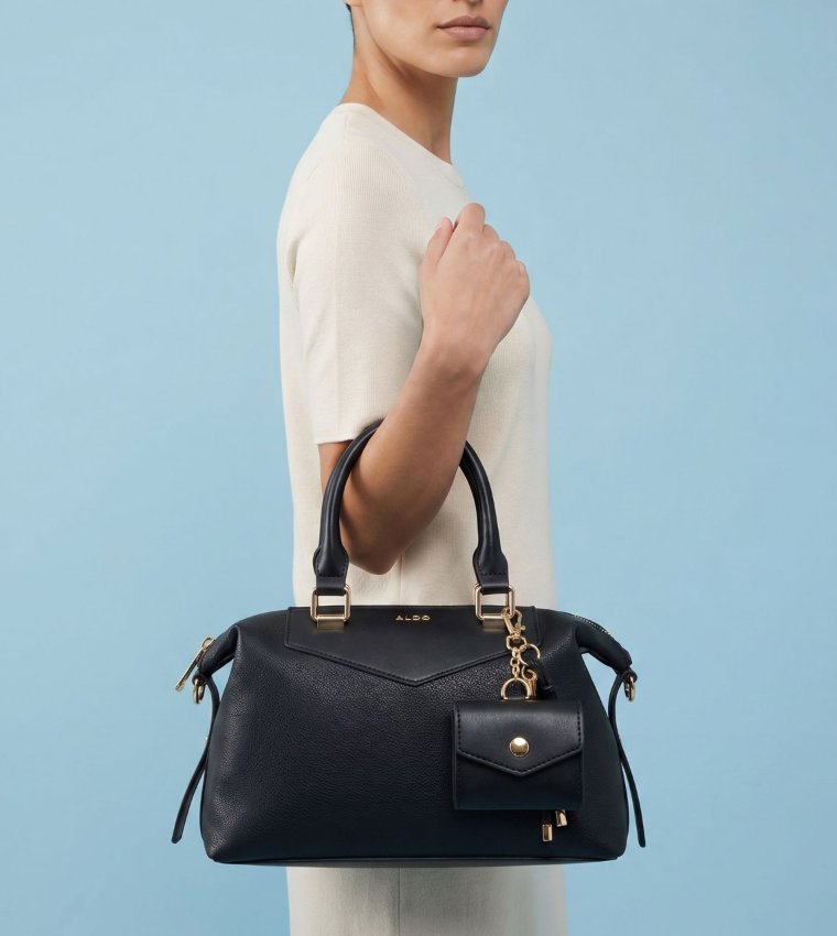 MELLOW Textured Satchel Bag