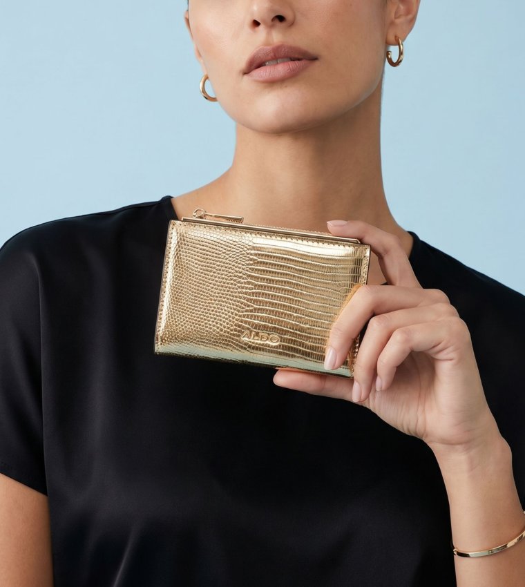 Aldo  Card Holders - Gold Card Holders