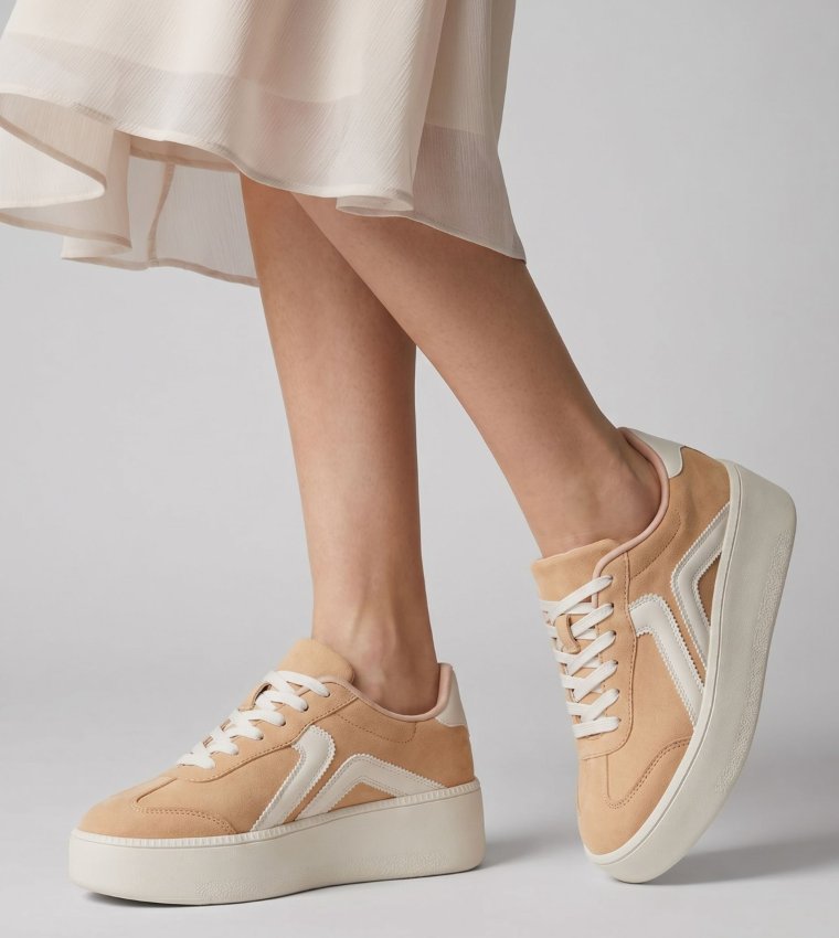 ALIXE Platform Lace-Up Sneakers
