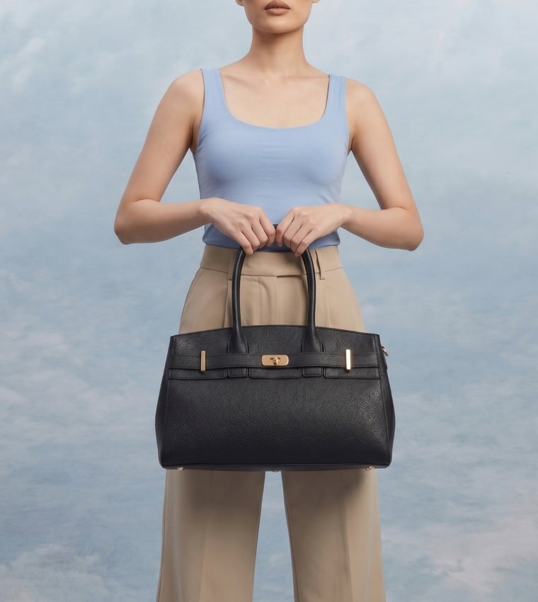 كول ات سبرنج  حقائب ساتشل  - أسود Satchel Bags