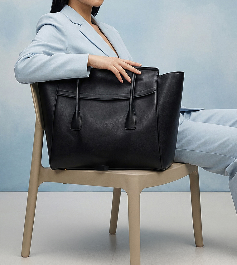 JOSIIE Solid Tote Bag