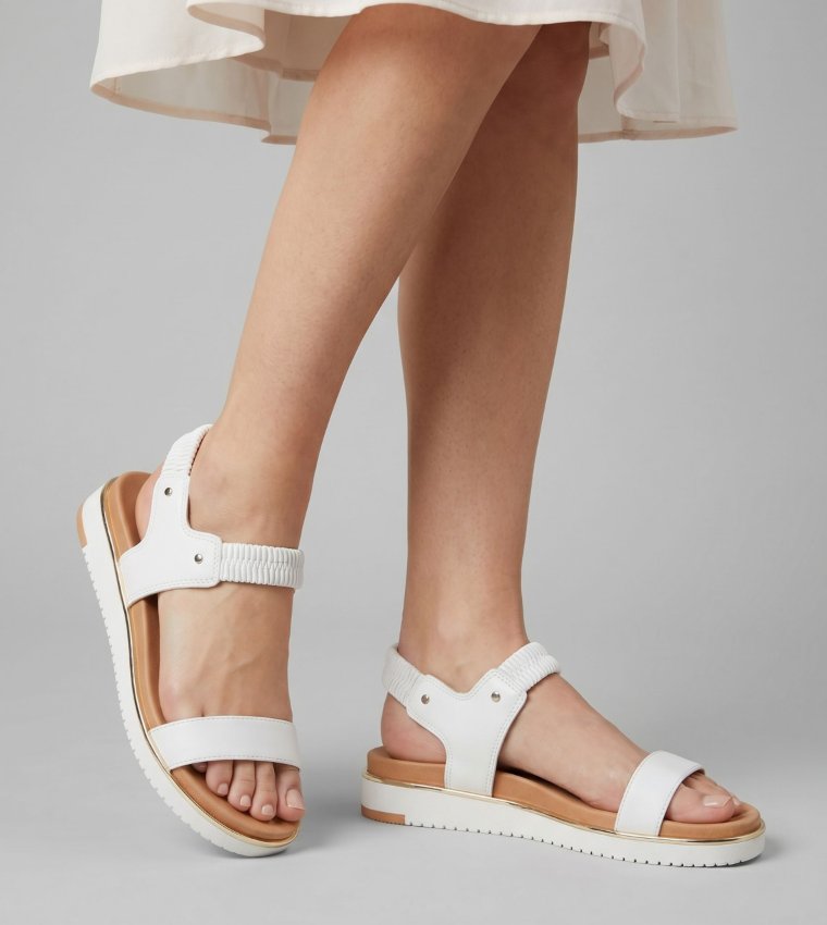Call it Spring  Flat Sandals - White Flat Sandals