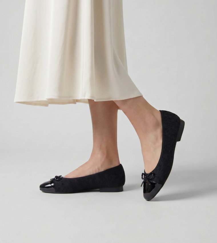 SWEETY Bow Detail Ballerinas
