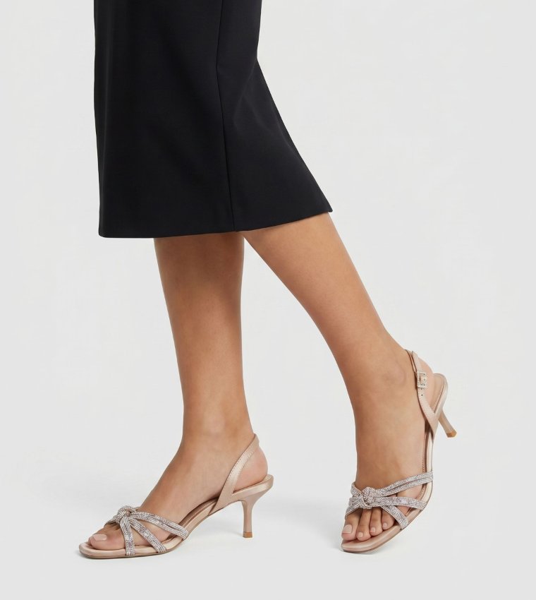 MUSE Embellished Heeled Sandals