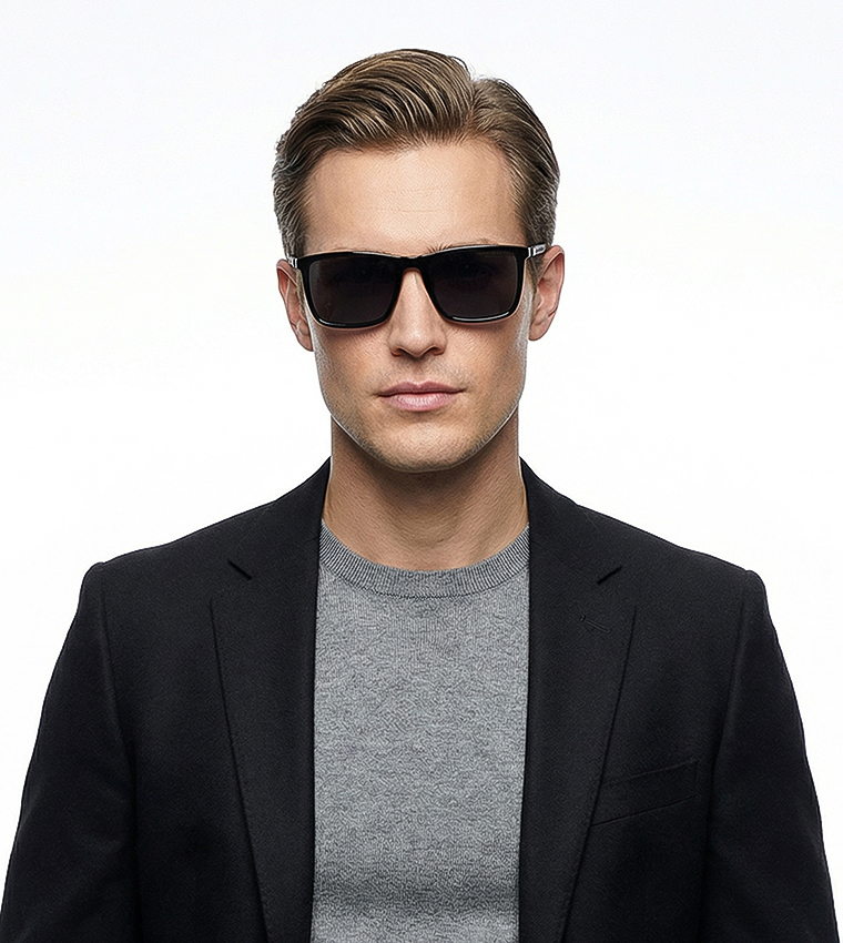 Full Rim Polarized Rectangle Sunglasses