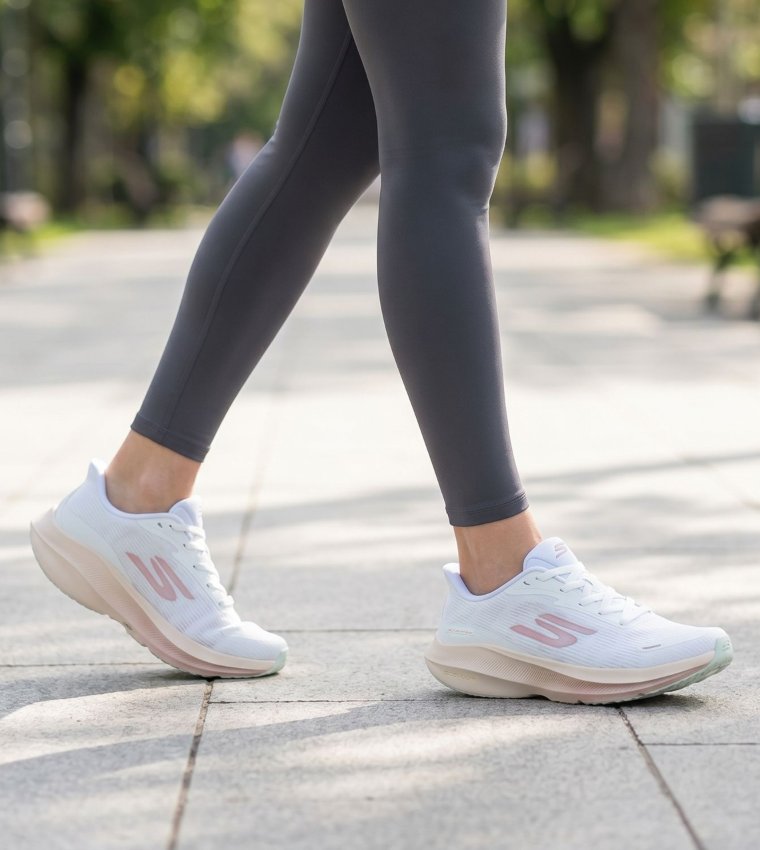 Skechers  Running Shoes - White Running Shoes