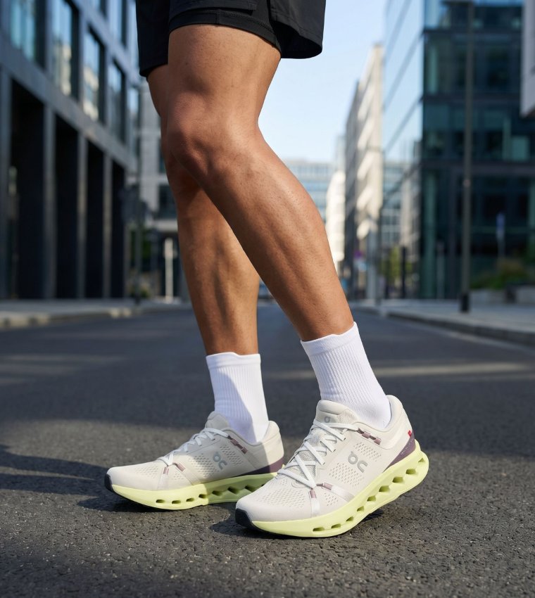 ON  Running Shoes - Beige Running Shoes