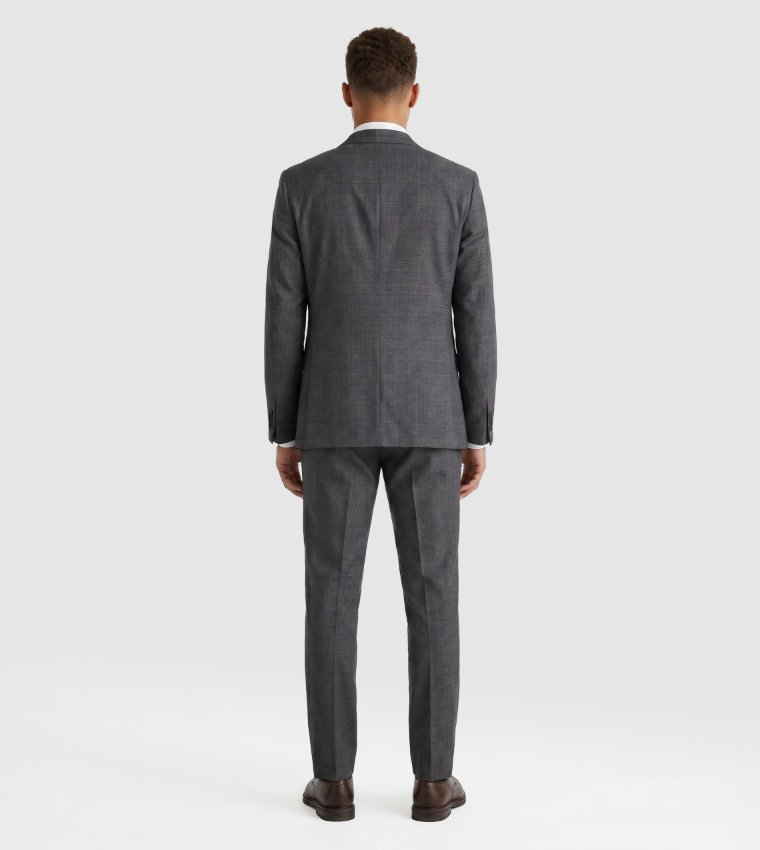 Textured Classic Suit Set