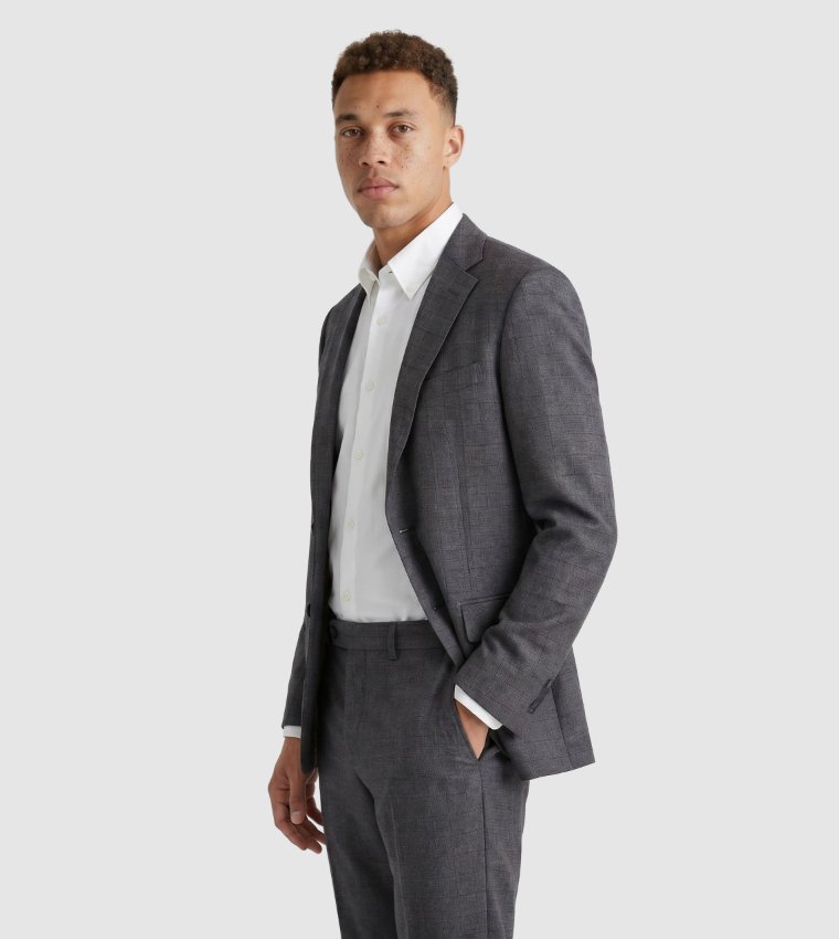 Textured Classic Suit Set