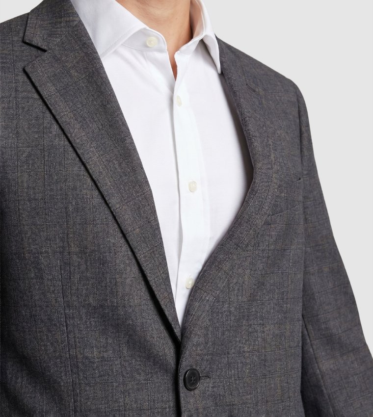 Textured Classic Suit Set