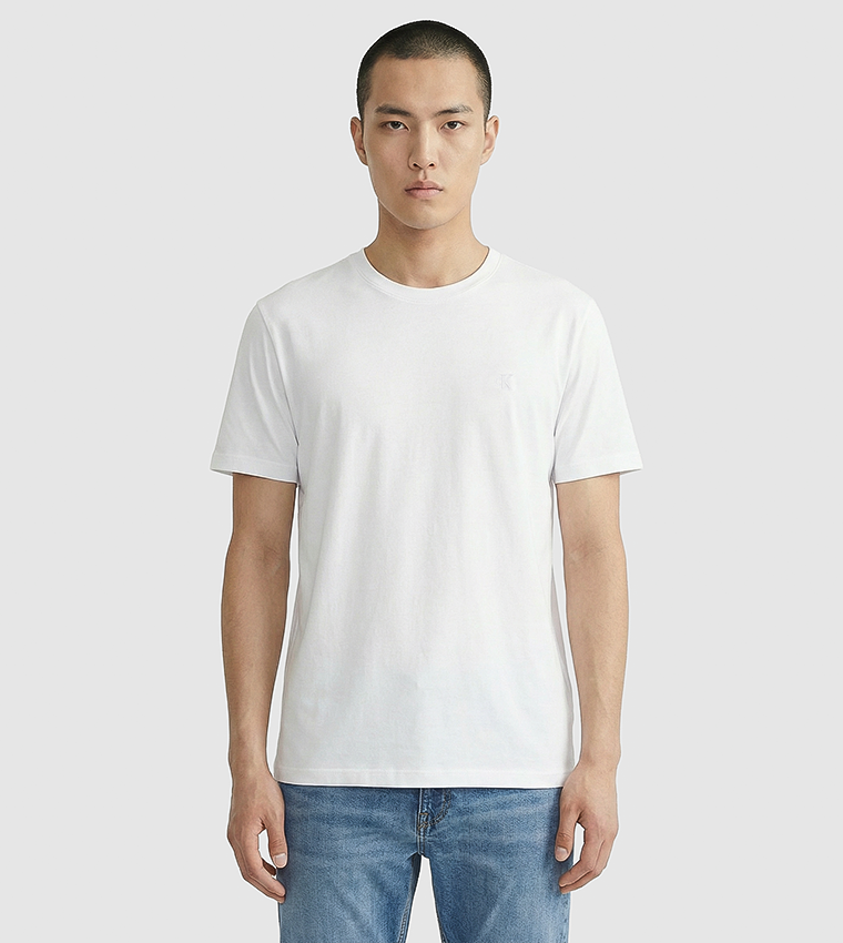 Solid Crew Neck T-Shirt