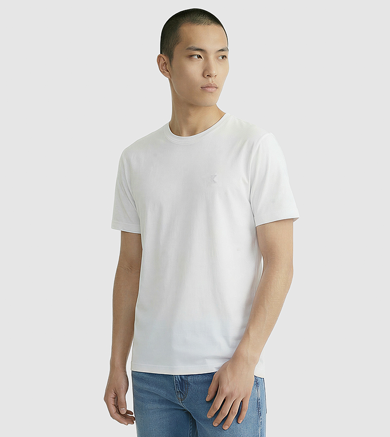 Solid Crew Neck T-Shirt