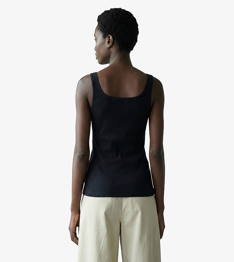 Calvin Klein Jeans  Sleeveless Tops - BLACK Sleeveless Tops