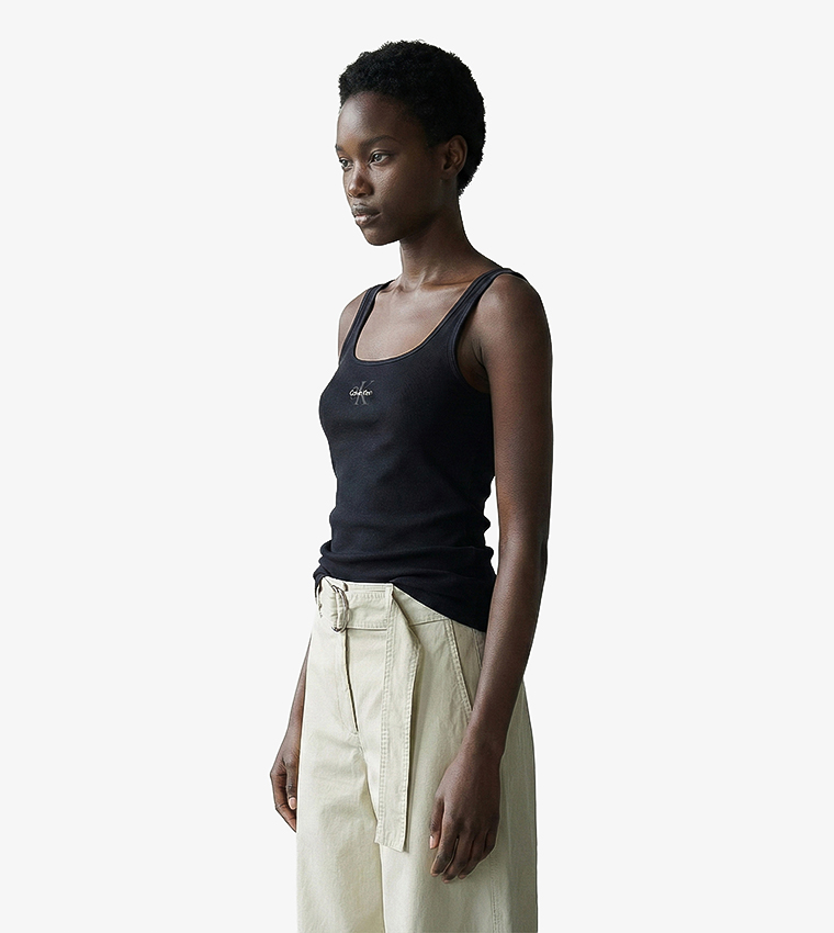 Calvin Klein Jeans  Sleeveless Tops - BLACK Sleeveless Tops