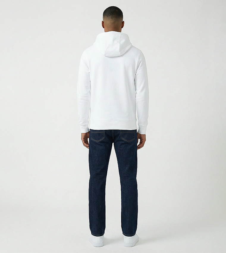 Logo Embroidered Long Sleeves Hoodie