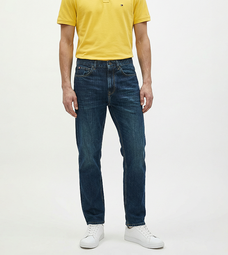Mercer Faded Straight Fit Jeans