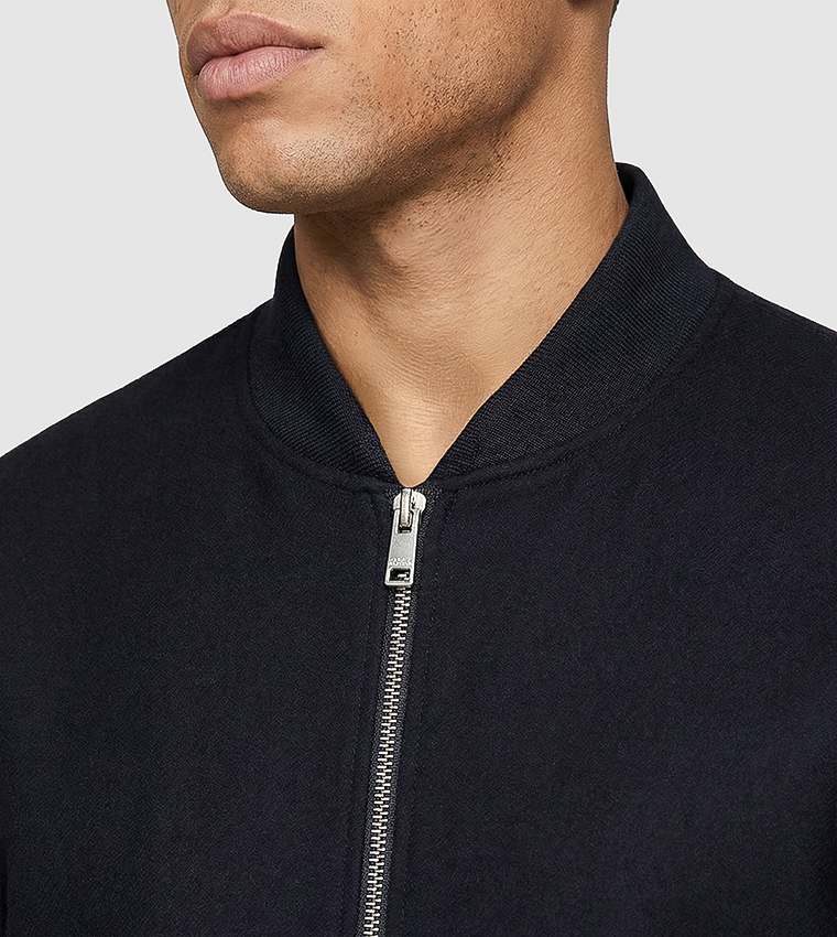 جاكيت بومبر بكم طويل بدرزات