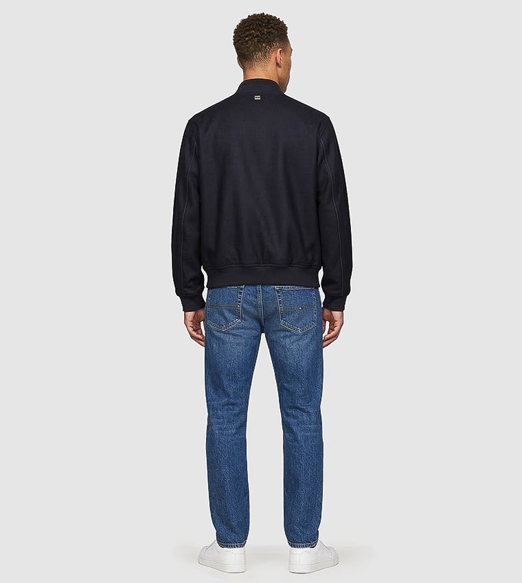 جاكيت بومبر بكم طويل بدرزات