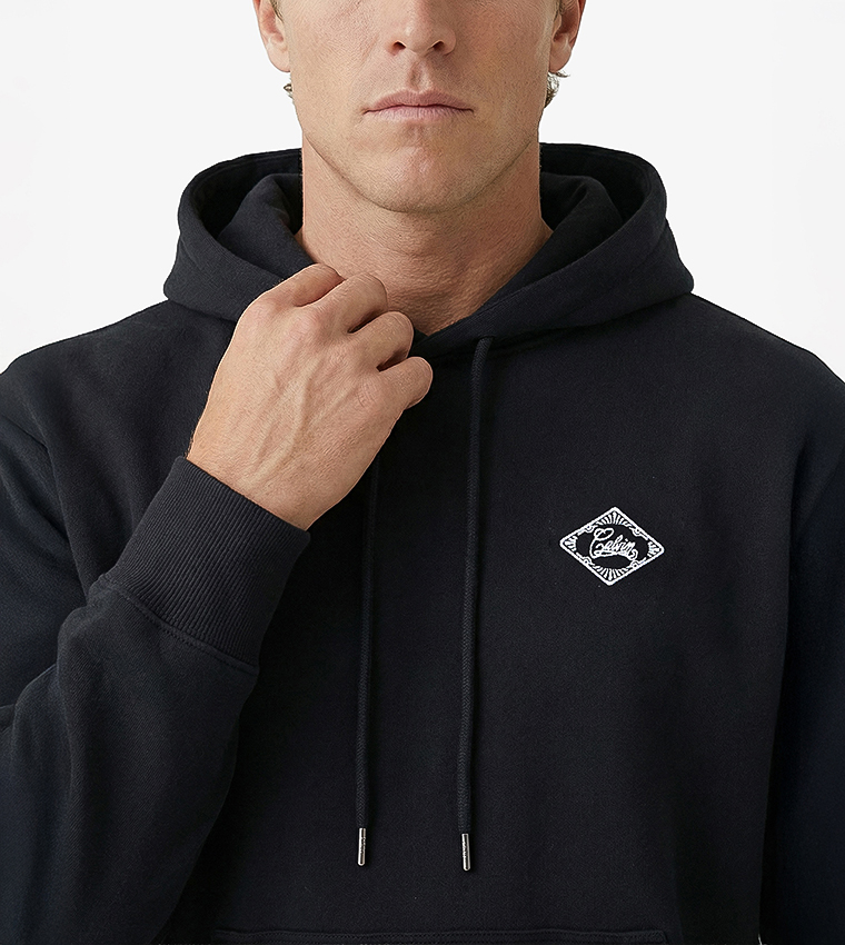 Embroidered Long Sleeves Hoodie