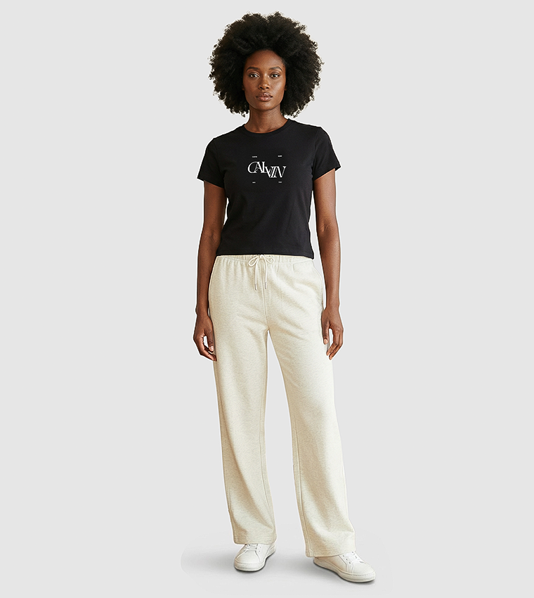 Logo Printed Crew Neck T-Shirt