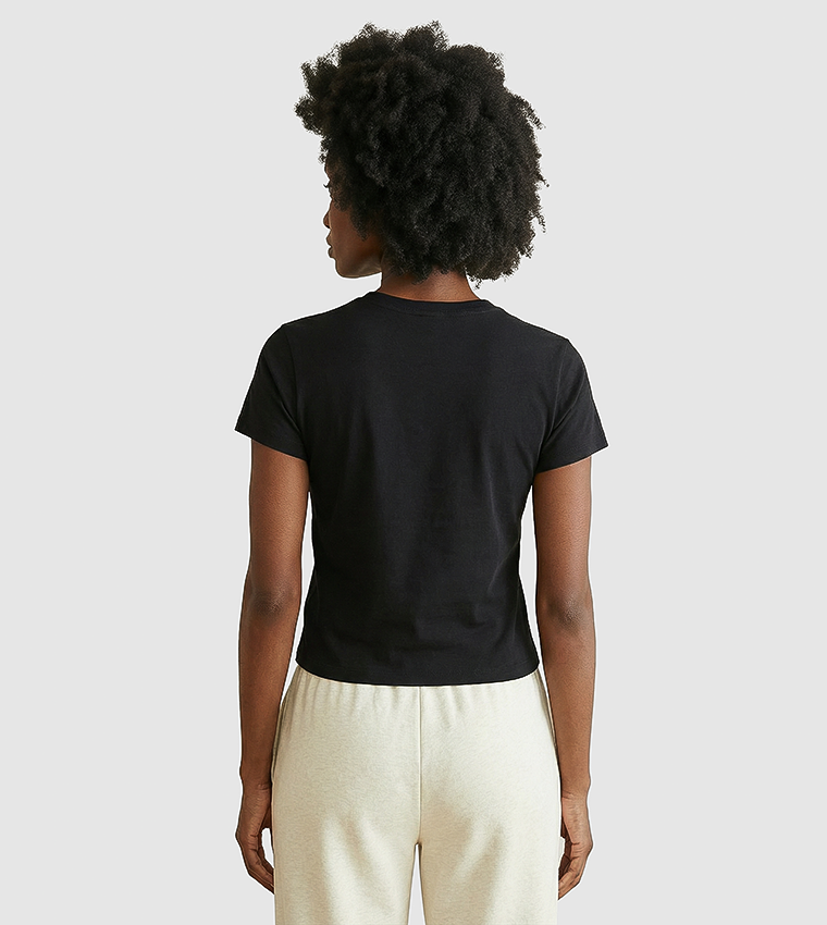 Logo Printed Crew Neck T-Shirt