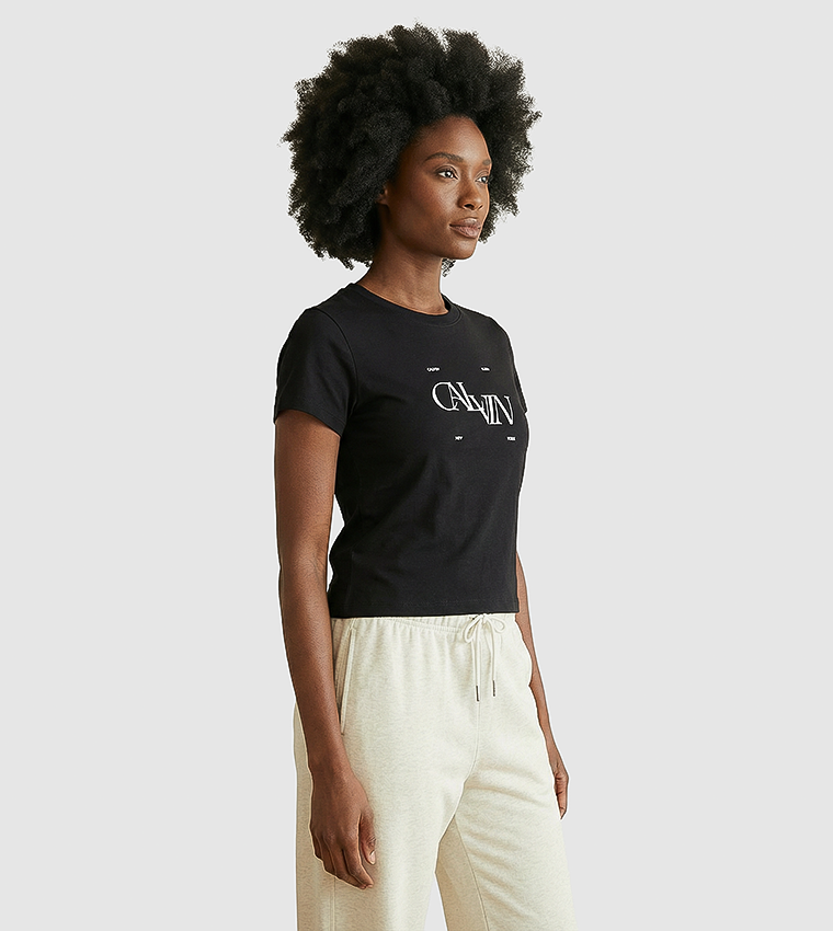 Logo Printed Crew Neck T-Shirt