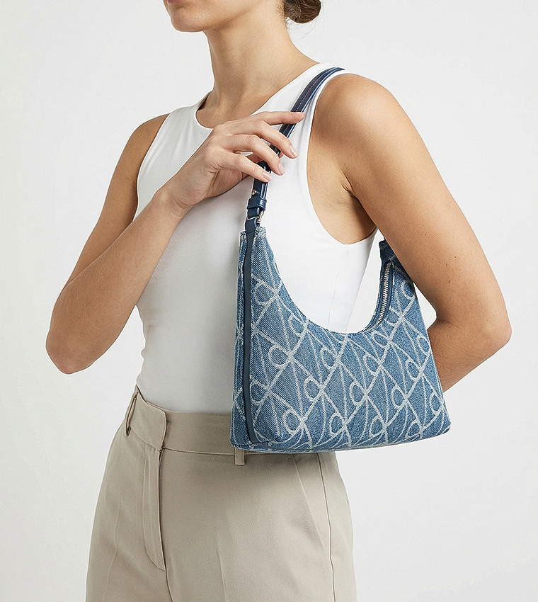 Monogram Patterned Shoulder Bag