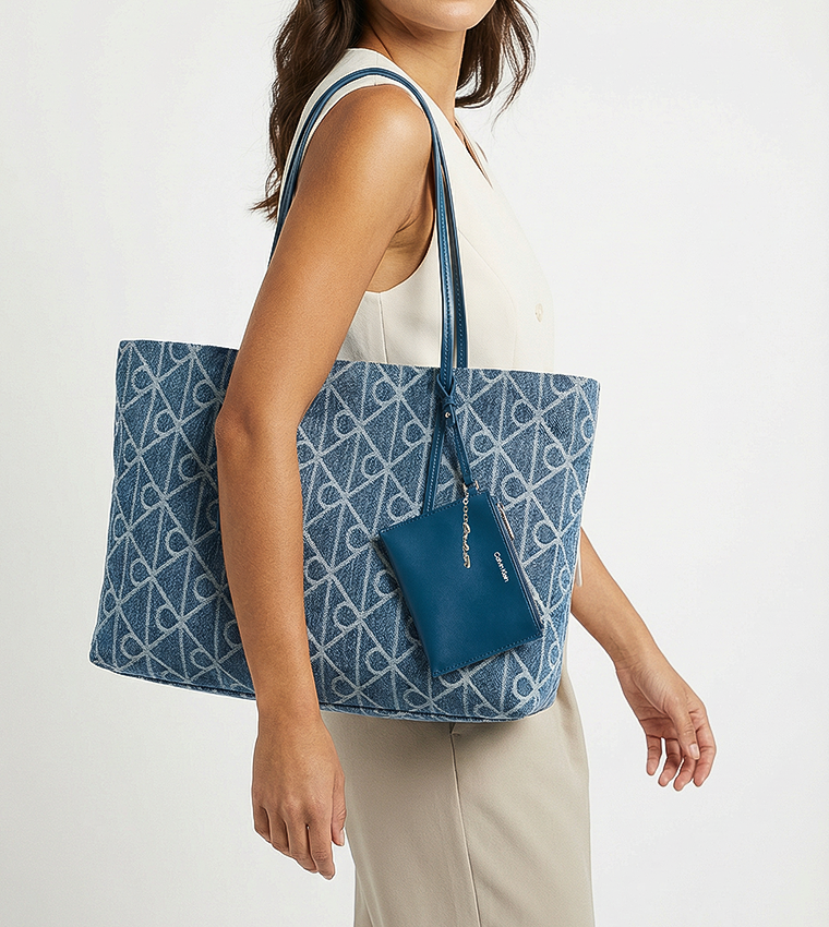 Calvin Klein  Tote Bags - Blue Tote Bags