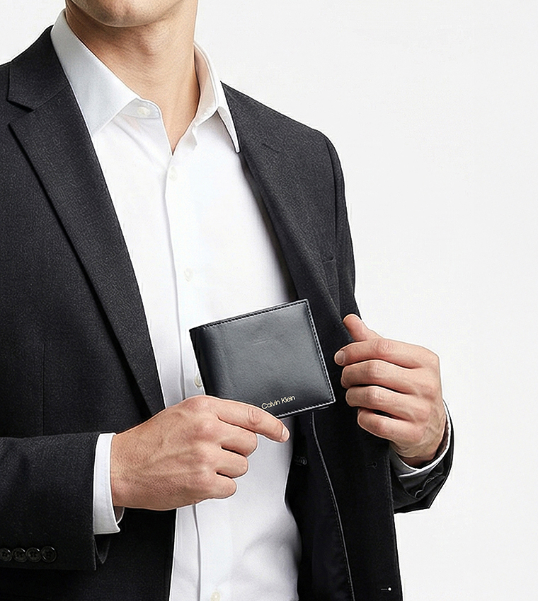 Logo Detail Bi-Fold Wallet