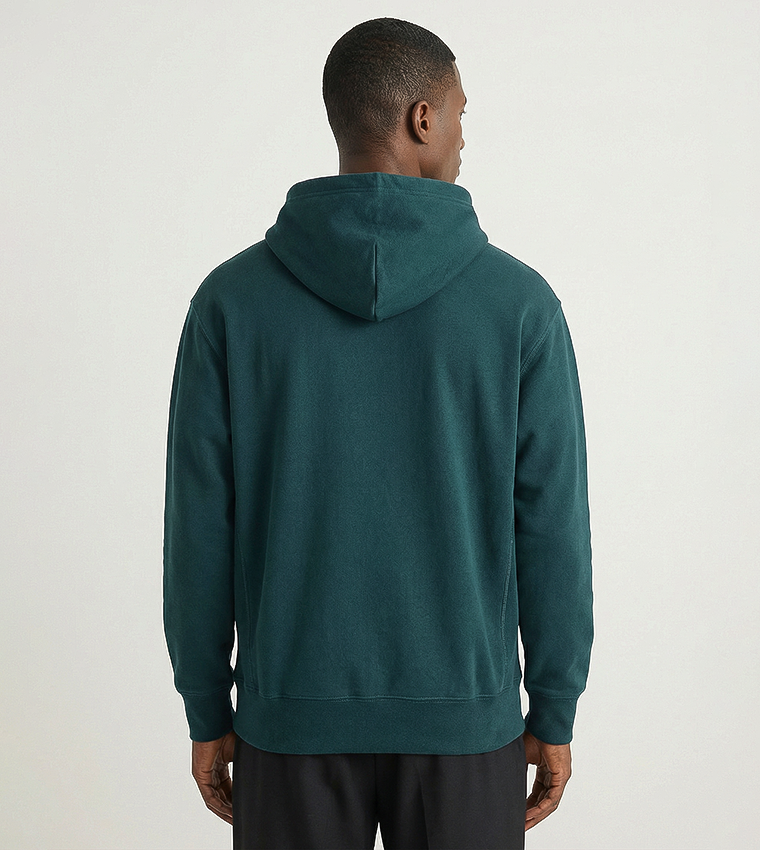 Logo Printed Long Sleeves Hoodie