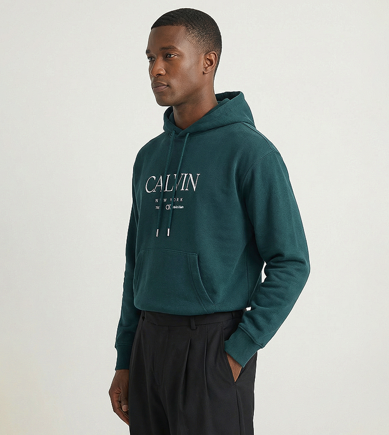 Logo Printed Long Sleeves Hoodie