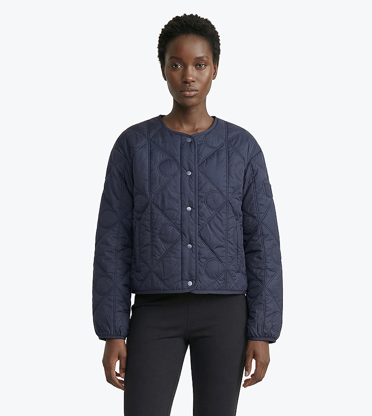 Monogram Crew Neck Lightweight Jacket