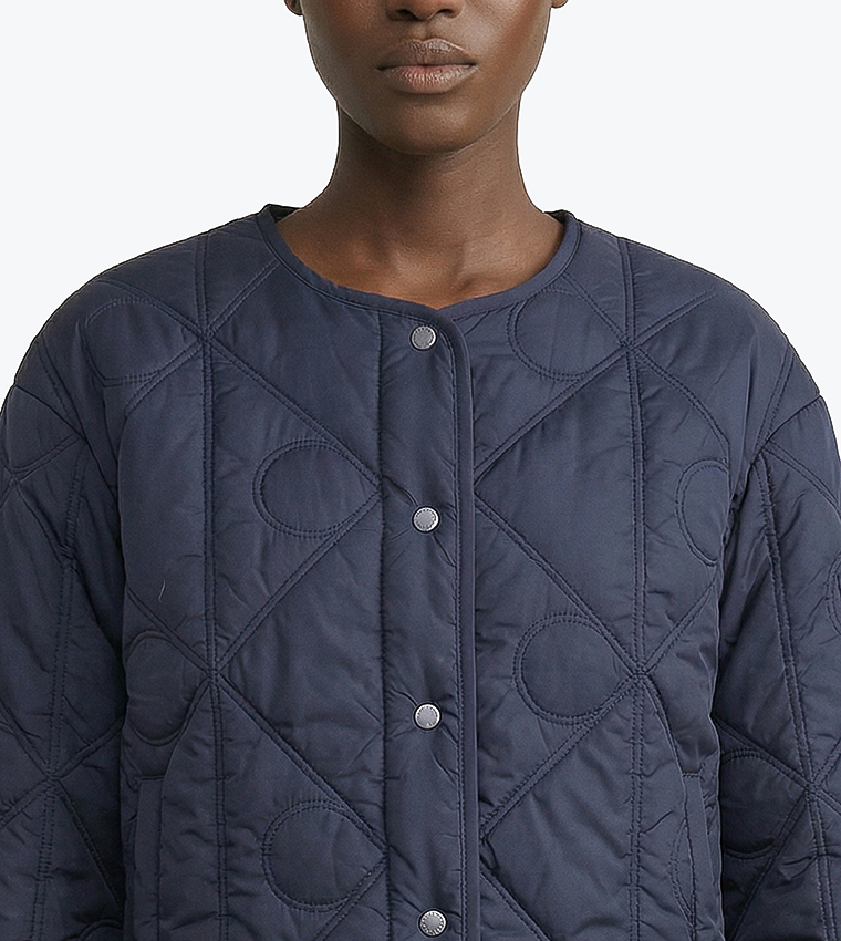 Monogram Crew Neck Lightweight Jacket