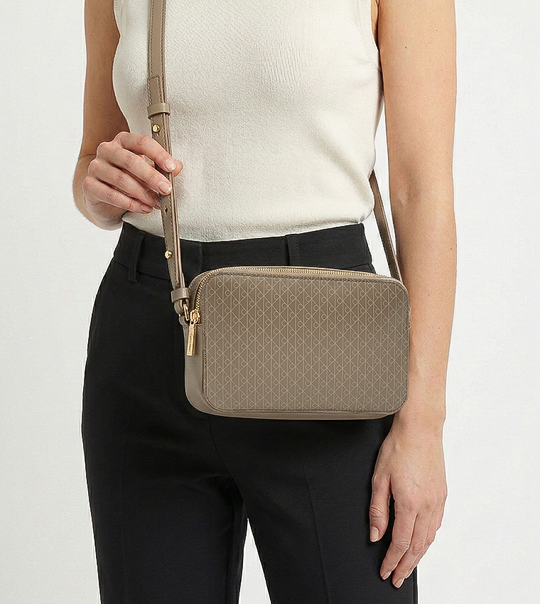 Monogram Patterned Camera Bag